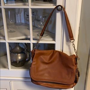 Brown shoulder bag